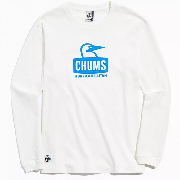 New🌟UO-Rare-Chums Booby Face Long Sleeve Tee-Blue - Picture 1 of 3